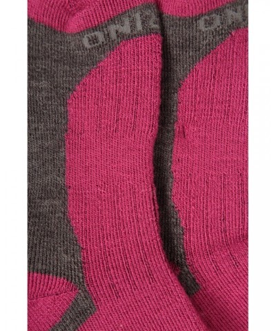 Explorer Kids Merino Thermal Mid-Calf Socks 2-pack Pink $15.00 Accessories