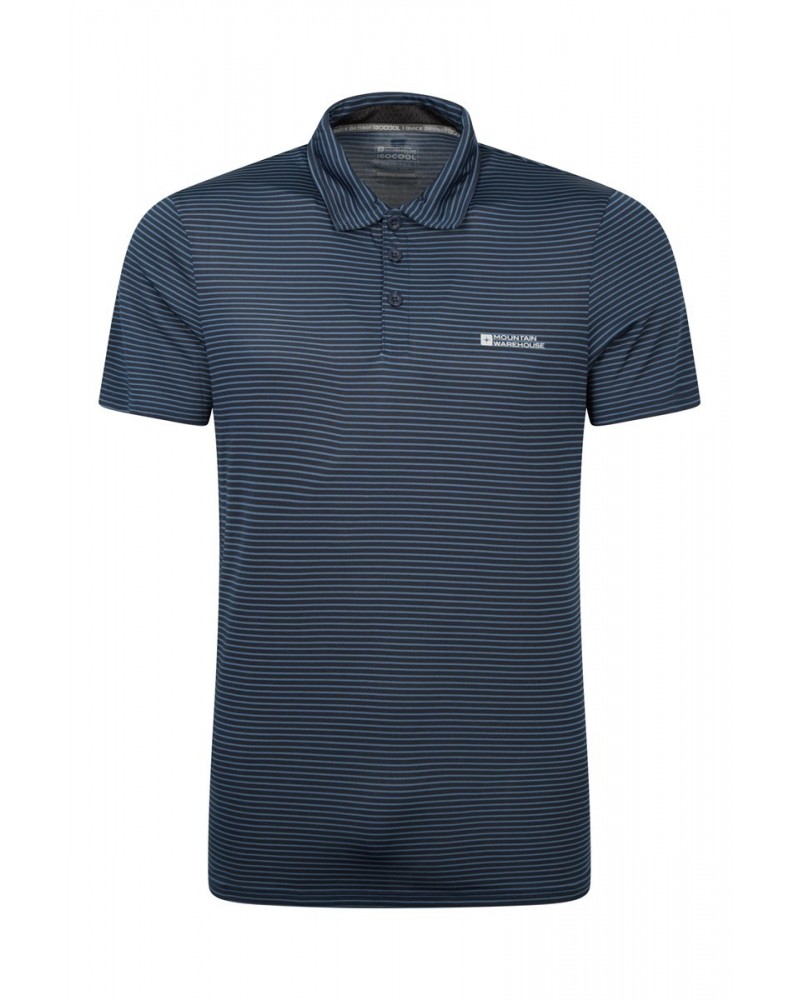 Fairway IsoCool Mens Polo Shirt Blue $13.76 Tops