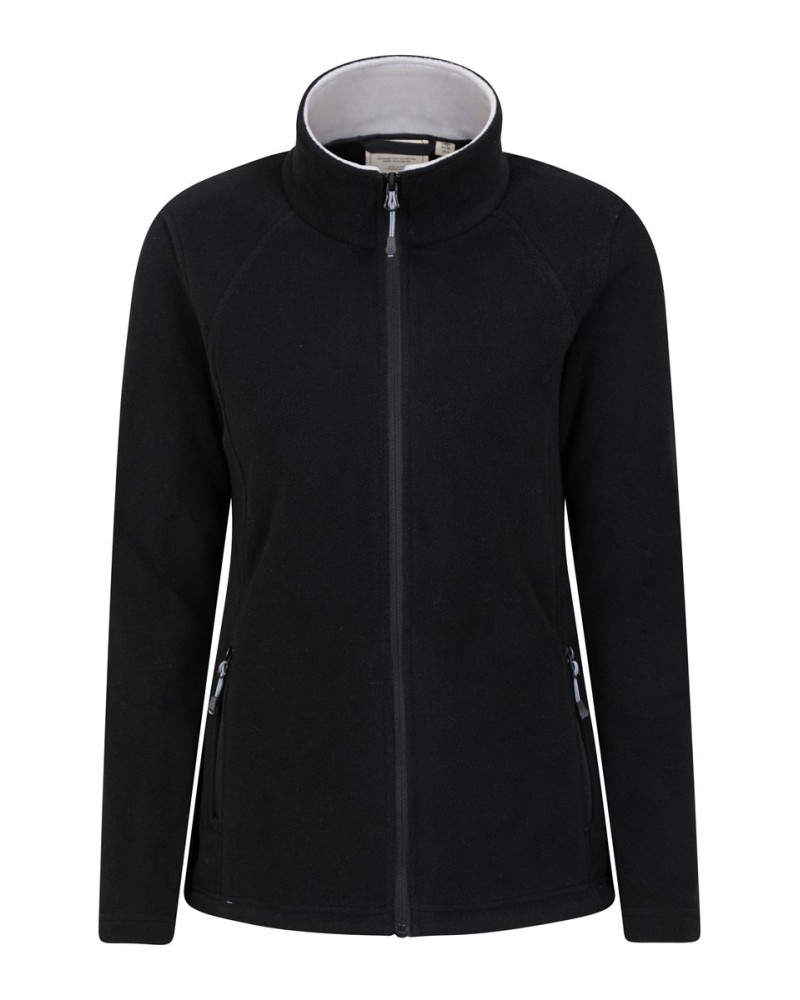 Sky Womens Full-Zip Fleece Jacket Black $29.67 Fleece