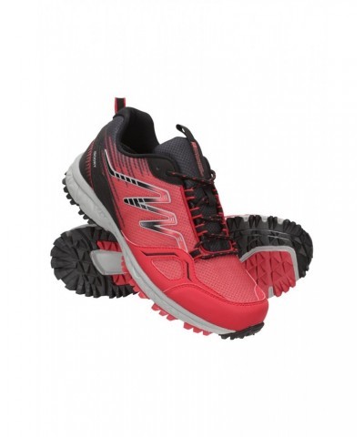 Enhance Waterproof Trail Mens Running Sneakers Red $24.38 Active