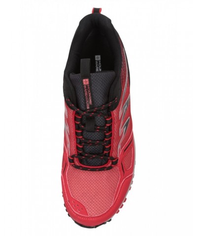 Enhance Waterproof Trail Mens Running Sneakers Red $24.38 Active