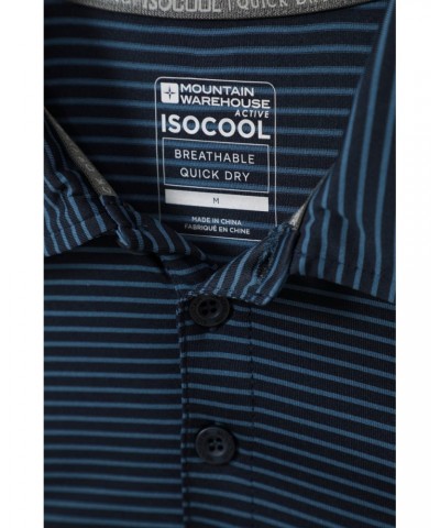 Fairway IsoCool Mens Polo Shirt Blue $13.76 Tops