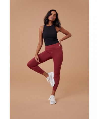 Rapidity Womens 7/8 Leggings Berry $22.40 Active