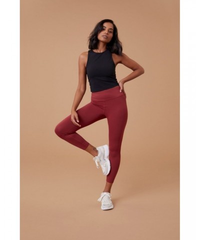 Rapidity Womens 7/8 Leggings Berry $22.40 Active