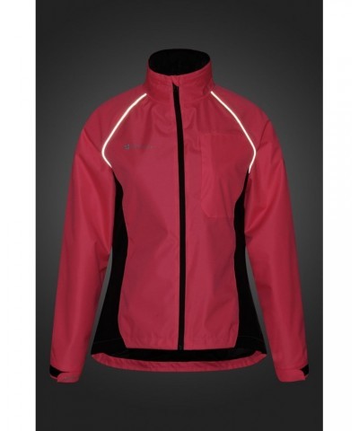 Adrenaline Womens Waterproof Iso-Viz Jacket Bright Pink $31.19 Active