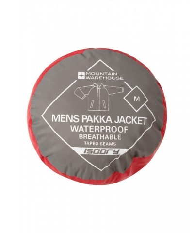 Pakka Mens Waterproof Jacket Red $19.94 Jackets