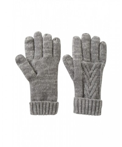 Thinsulate Cable Knit Womens Gloves Grey $11.79 Accessories