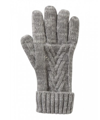 Thinsulate Cable Knit Womens Gloves Grey $11.79 Accessories