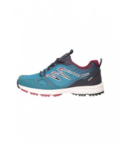 Lakeside Trail Womens Waterproof Running Shoes Teal $24.38 Active