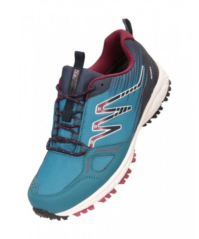 Lakeside Trail Womens Waterproof Running Shoes Teal $24.38 Active