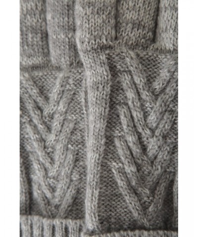 Thinsulate Cable Knit Womens Gloves Grey $11.79 Accessories