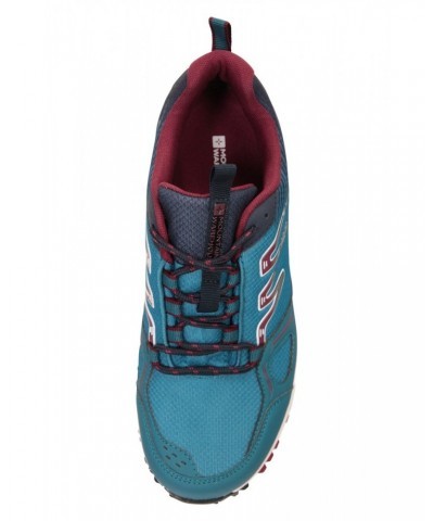 Lakeside Trail Womens Waterproof Running Shoes Teal $24.38 Active