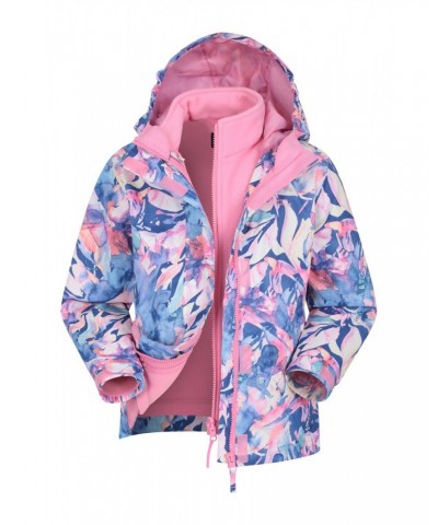 Aries Printed Waterproof Kids 3-in-1 Jacket Light Pink $26.00 Jackets