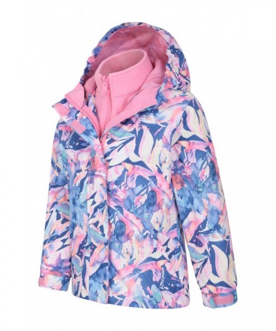 Aries Printed Waterproof Kids 3-in-1 Jacket Light Pink $26.00 Jackets