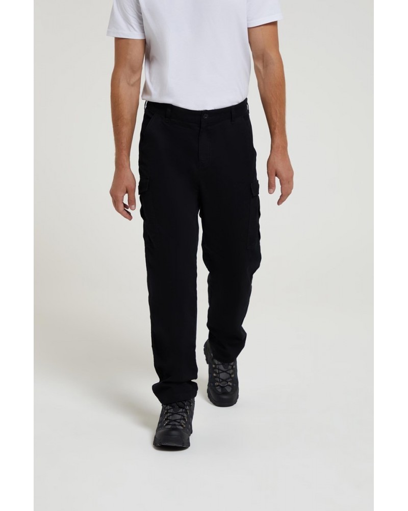 Lakeside Mens Cargo Pants Black $15.84 Pants