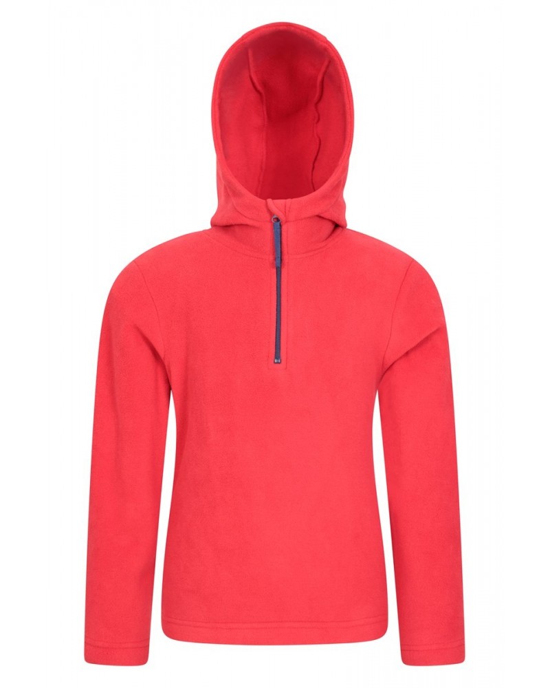 Camber II Kids Fleece Hoodie Red $14.24 Tops