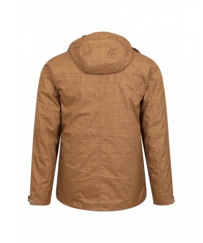 Logan Mens 3 in 1 Waterproof Jacket Tan $47.30 Jackets