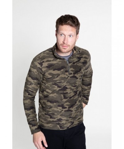 Camber II Mens Half-Zip Fleece Camouflage $15.38 Fleece