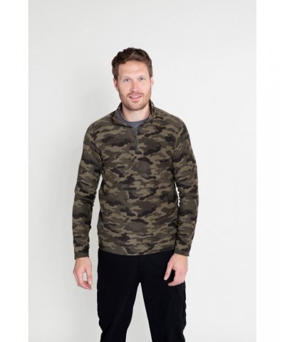 Camber II Mens Half-Zip Fleece Camouflage $15.38 Fleece