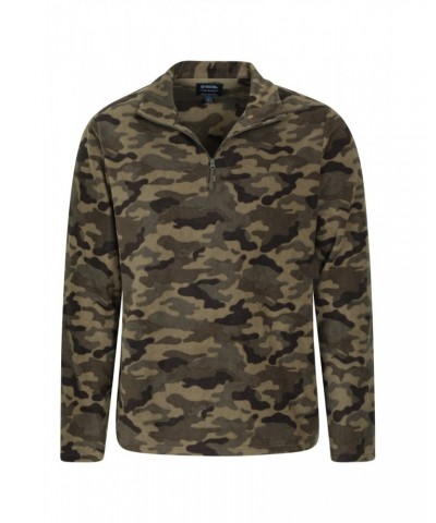 Camber II Mens Half-Zip Fleece Camouflage $15.38 Fleece