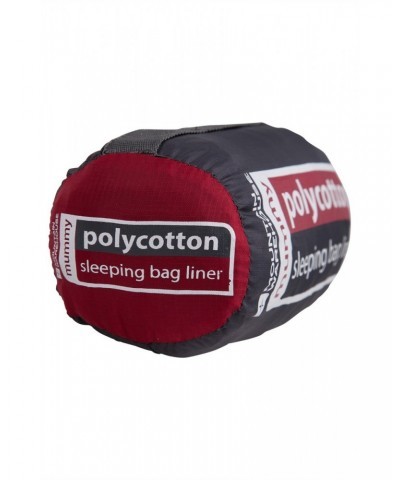 Polycotton Mummy Sleeping Bag Liner Charcoal $13.50 Sleeping Bags