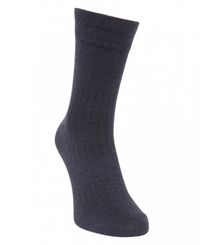 Mens Merino Mid-Calf Socks Navy $10.19 Accessories