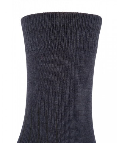 Mens Merino Mid-Calf Socks Navy $10.19 Accessories