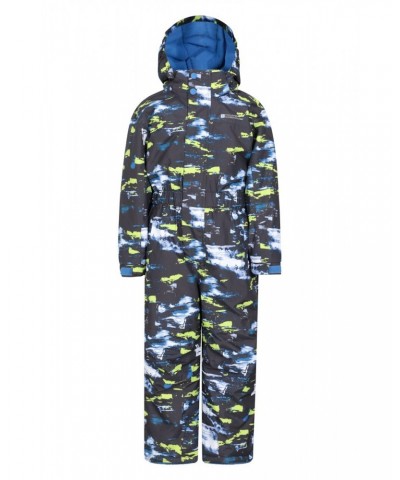 Cloud Printed Kids All in One Waterproof Snowsuit Mixed $26.65 Ski