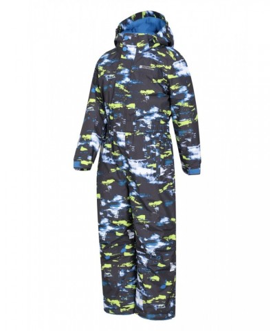 Cloud Printed Kids All in One Waterproof Snowsuit Mixed $26.65 Ski