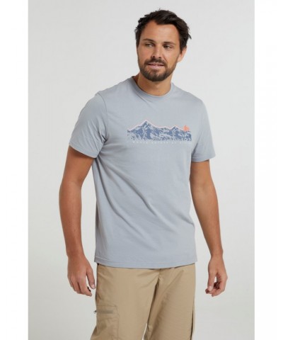 Bike Organic Cotton Mens T-Shirt Grey $14.30 Tops