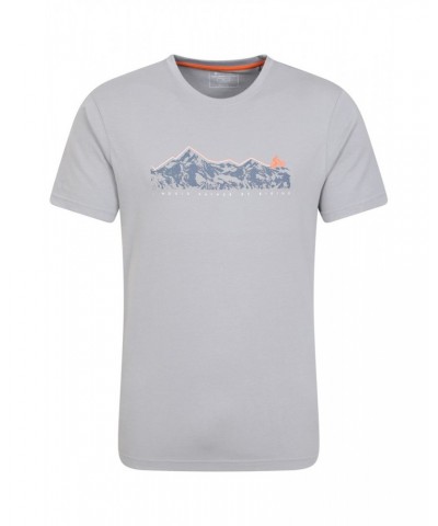 Bike Organic Cotton Mens T-Shirt Grey $14.30 Tops