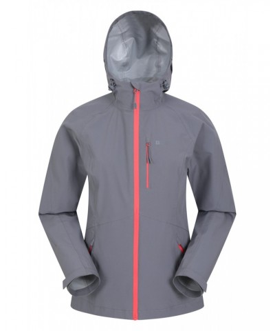 2.5 Layer Lightweight Womens Waterproof Jacket Grey $47.99 Jackets