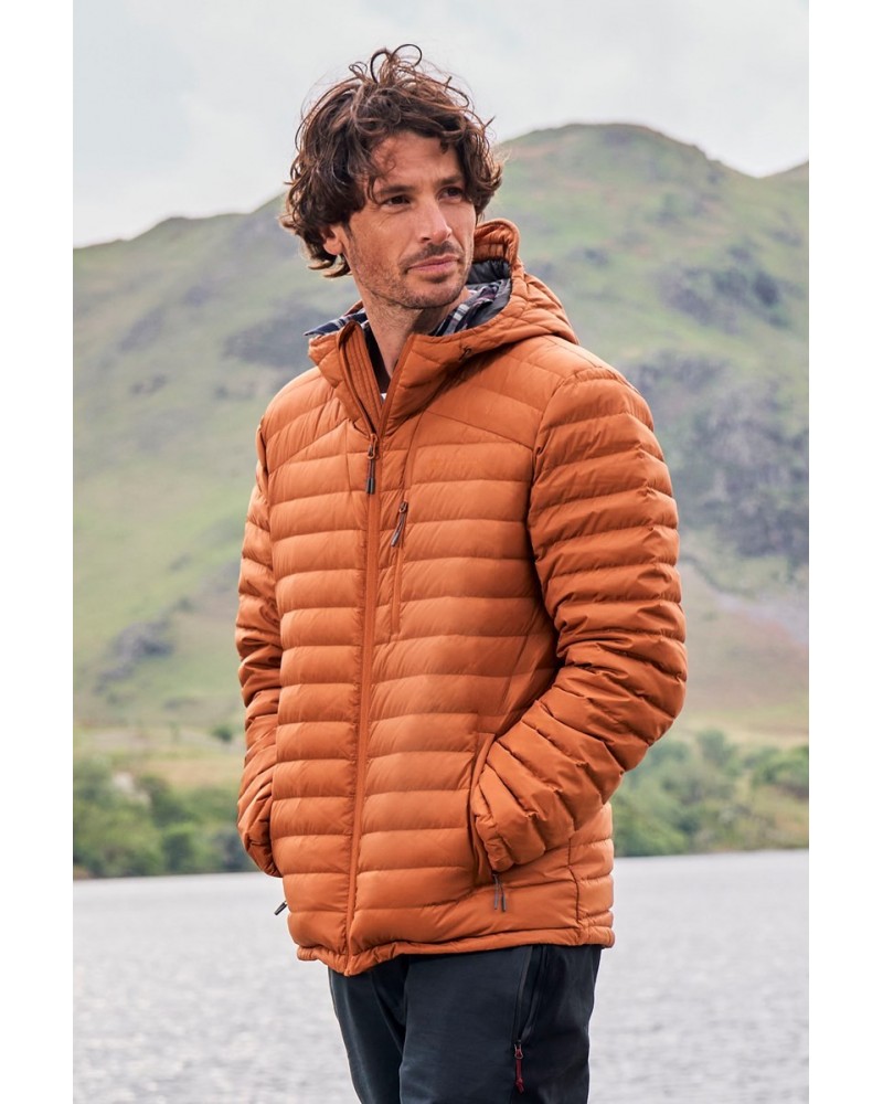 Henry II Extreme Mens Down Jacket Rust $38.70 Jackets