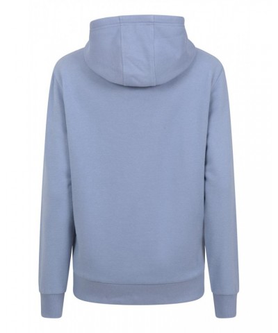 Landscape Printed Womens Hoodie Blue $16.19 Tops