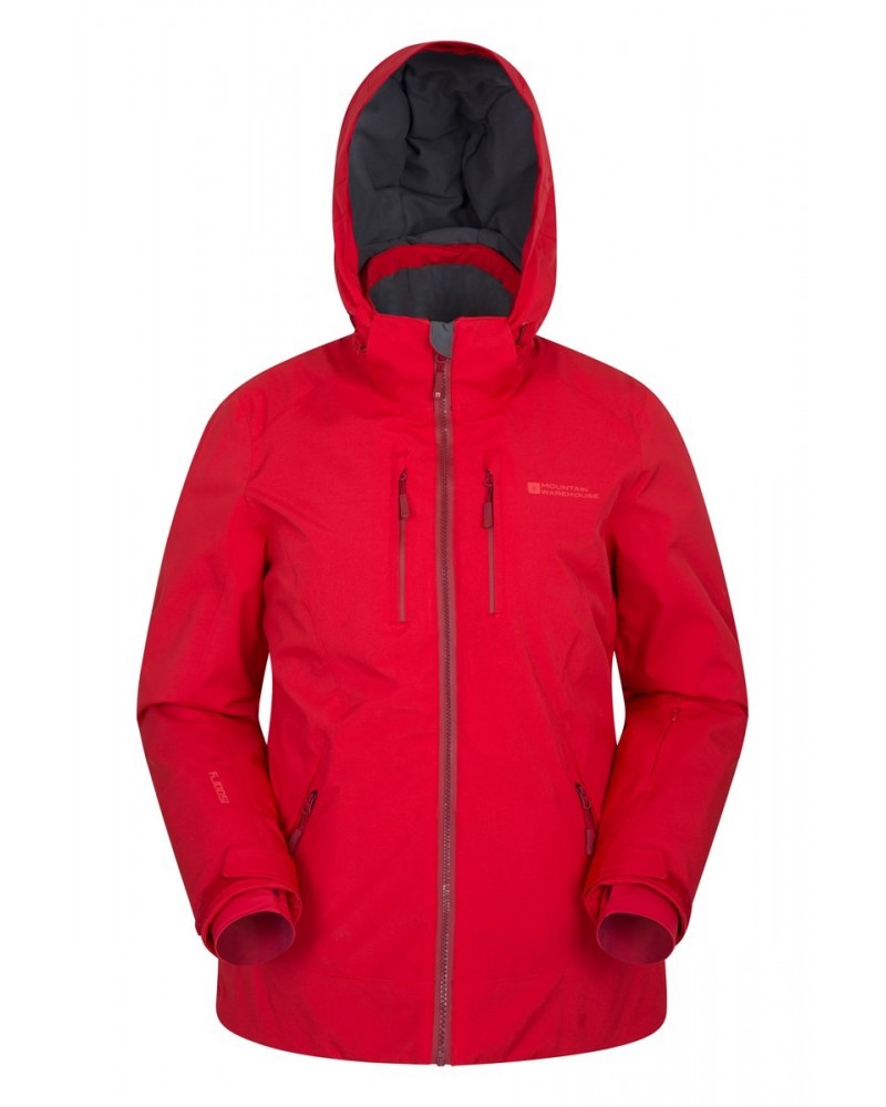 Slopestyle Extreme Womens Slim Fit Ski Jacket Red $46.55 Jackets