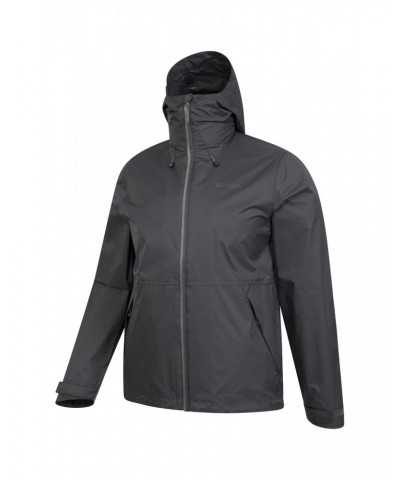 Swerve Mens Packaway Waterproof Jacket Dark Grey $26.31 Jackets