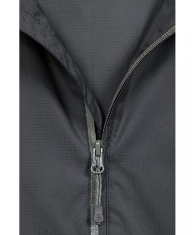 Swerve Mens Packaway Waterproof Jacket Dark Grey $26.31 Jackets