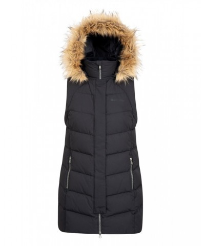 Isla Extreme Womens Down Vest Black $45.60 Jackets