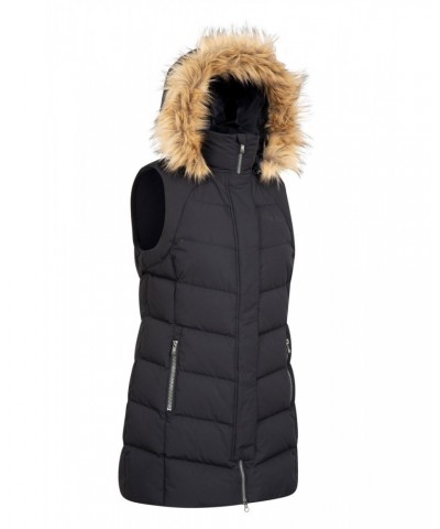 Isla Extreme Womens Down Vest Black $45.60 Jackets