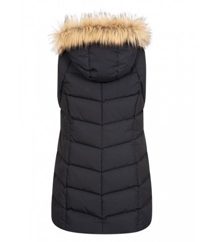 Isla Extreme Womens Down Vest Black $45.60 Jackets