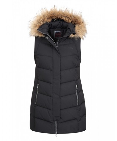 Isla Extreme Womens Down Vest Black $45.60 Jackets