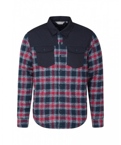 Flannel Insulated Mens Shacket Grey $26.50 Jackets