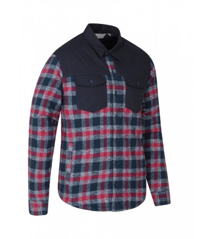 Flannel Insulated Mens Shacket Grey $26.50 Jackets