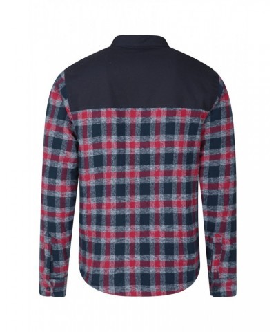 Flannel Insulated Mens Shacket Grey $26.50 Jackets