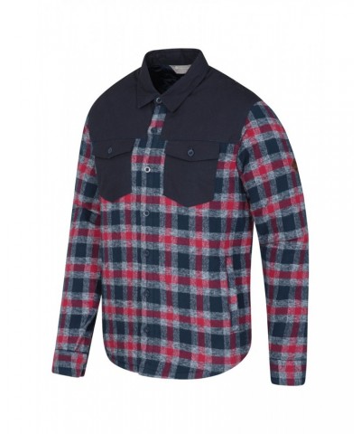 Flannel Insulated Mens Shacket Grey $26.50 Jackets