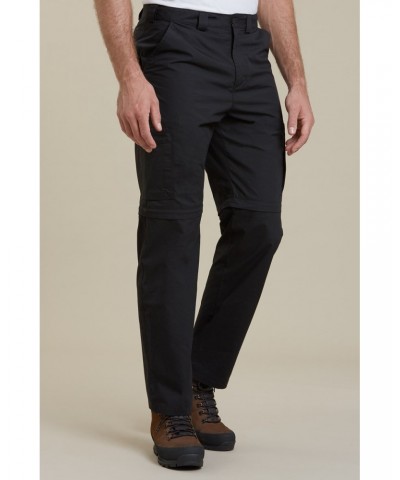 Trek Mens Zip Off Pants Black $23.84 Pants