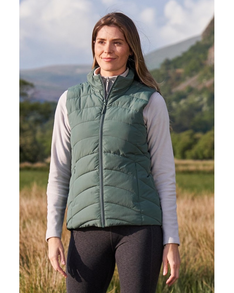 Opal Womens Insulated Vest Dark Khaki $29.99 Jackets