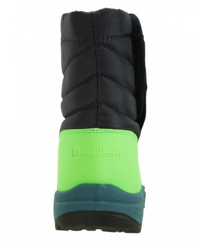 Caribou Toddler Adaptive Snow Boots Lime $15.89 Footwear