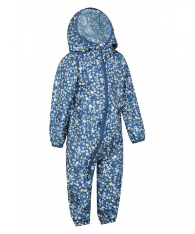 Printed Toddler Recycled Waterproof Rain Suit Flower $18.47 Babywear