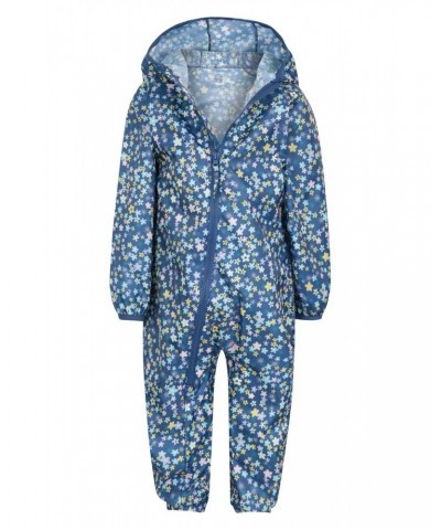 Printed Toddler Recycled Waterproof Rain Suit Flower $18.47 Babywear